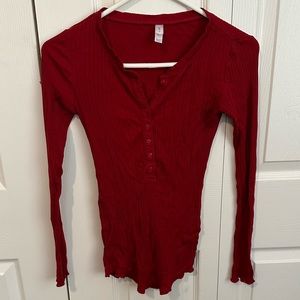 Gapbody Vintage Red Long Sleeve